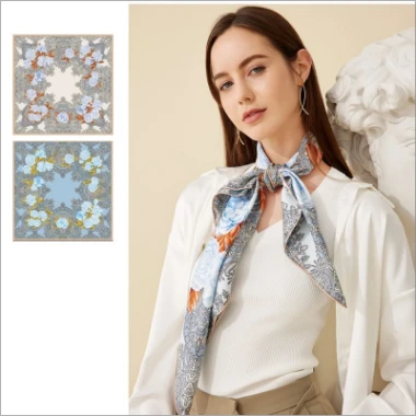 Custom Soft Twill Silk Scarf